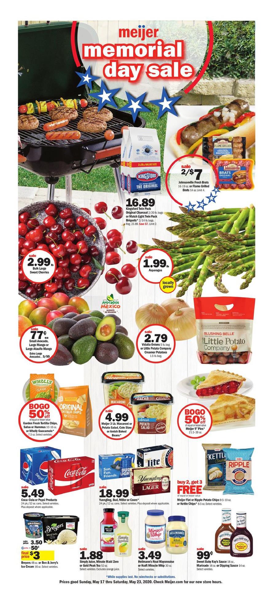 Meijer Weekly Ad May 17 - 23, 2020 page 1