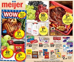 Meijer Weekly Ad Oct 2–8 2016