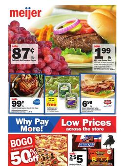 Meijer Weekly Ad Oct 21 - 27, 2018