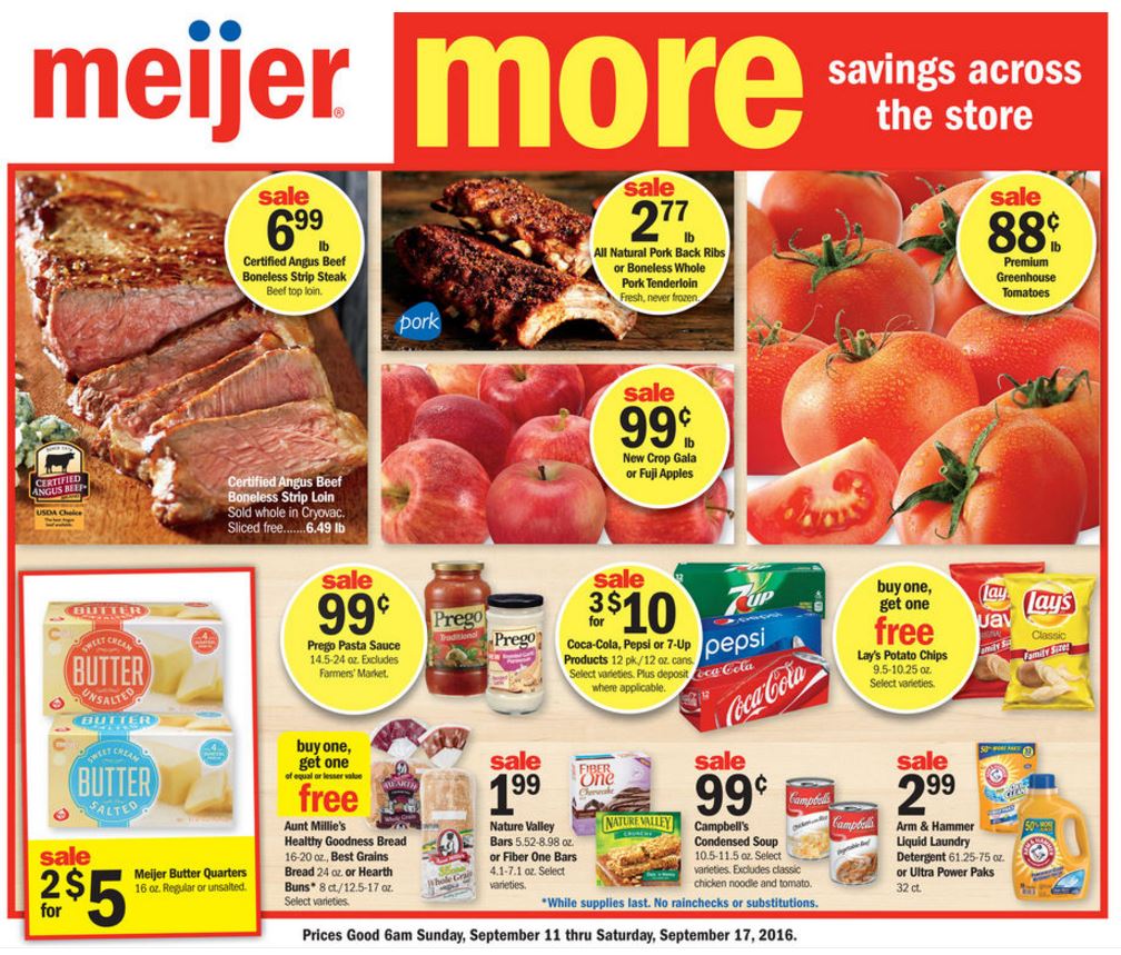 Meijer Weekly Ad Sep 11 - 17 2016 - WeeklyAds2