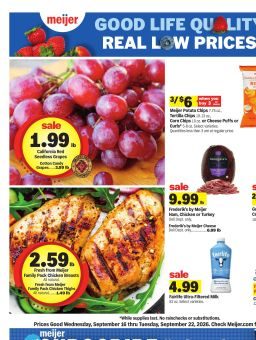 Meijer Weekly Ad September 16 - 22, 2026