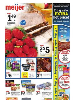 Meijer Weekly Ad Sep 17 - 23 2017