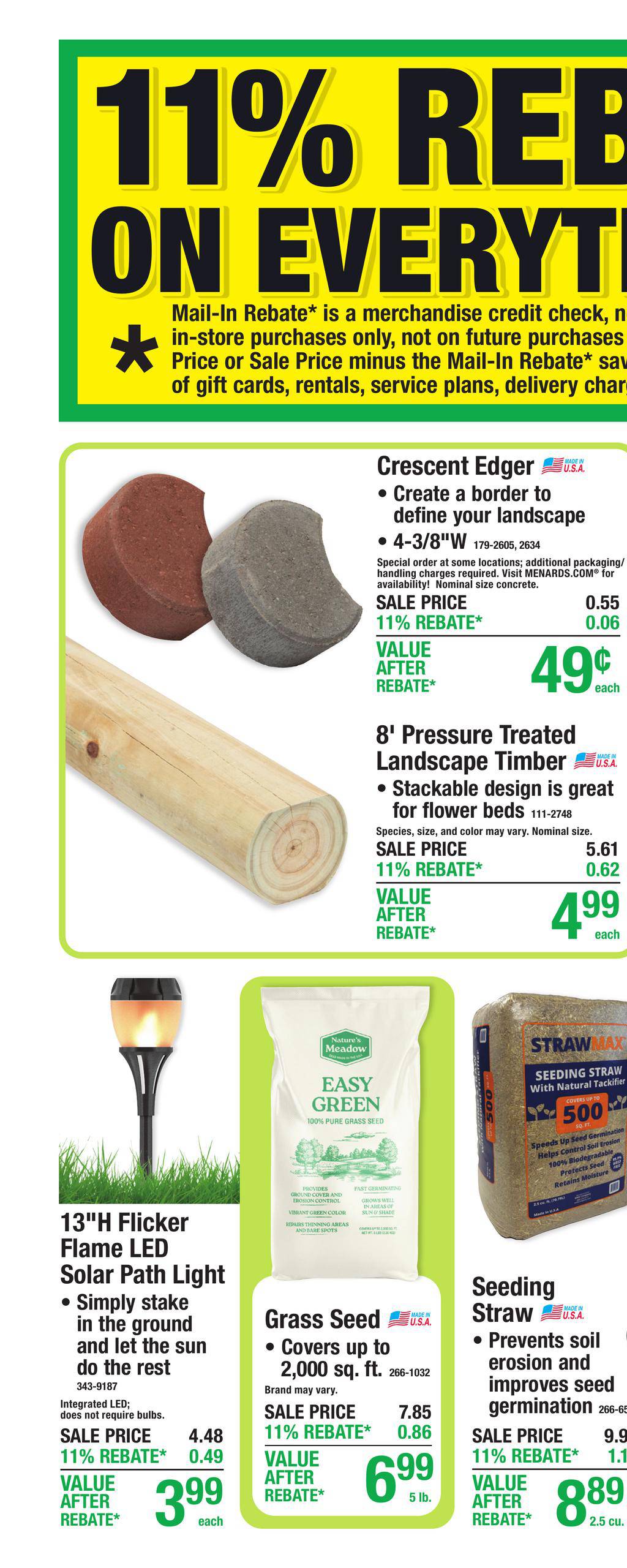 Menards Ad