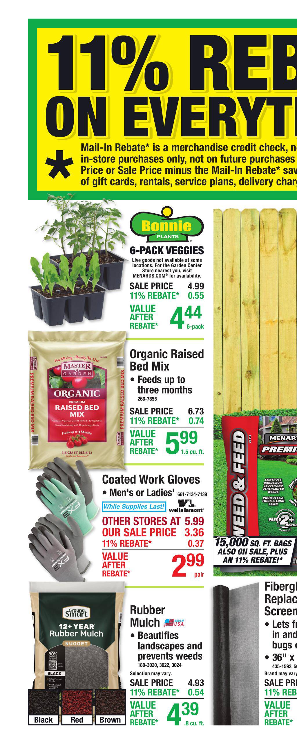 Menards Ad