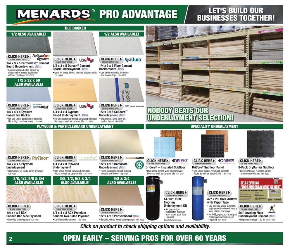 Menards Ad page 3