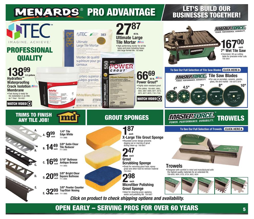 Menards Ad page 6