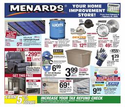 Menards Ad Feb 9–22, 2020