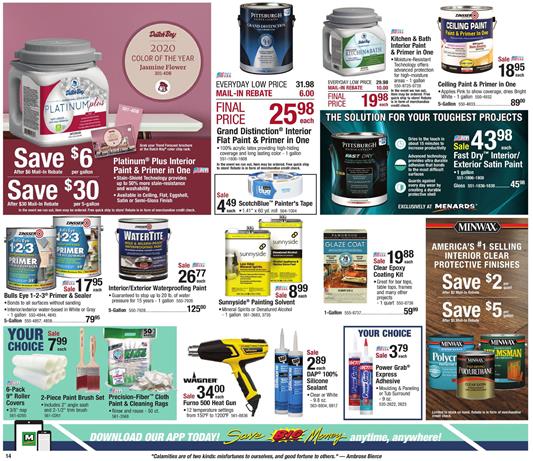 Menards Ad page 19