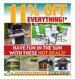 Menards Ad Jul 7–13, 2019