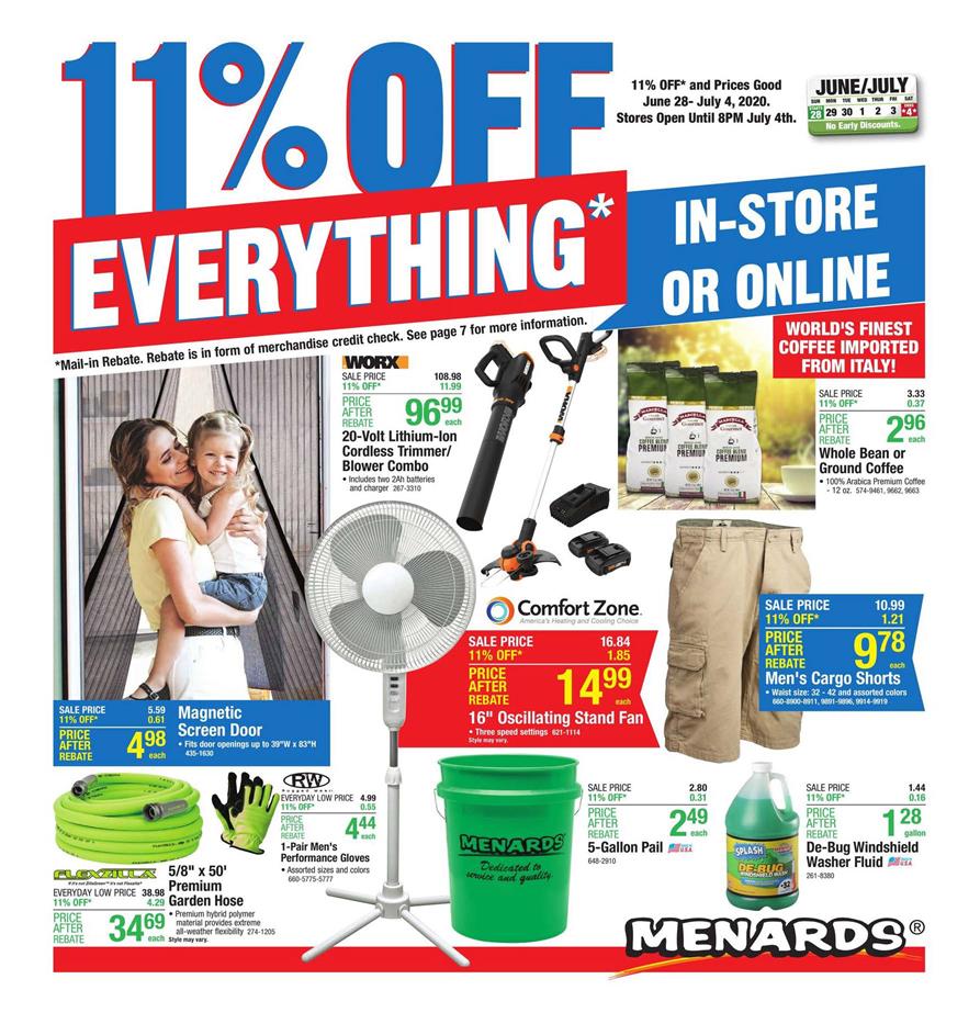 Menards Ad Jun 28 Jul 4, 2020 WeeklyAds2