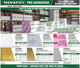 Menards Ad Mar 8–21 2020