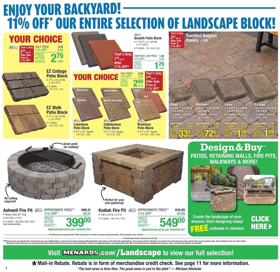 Menards Weekly Ad Aug 26 Sep 6, 2021 WeeklyAds2