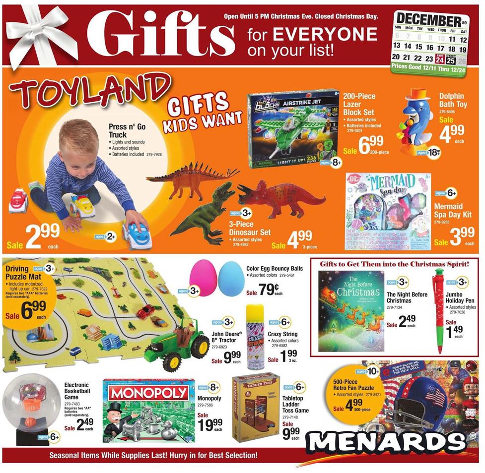 Menards Weekly Ad Dec 11 - 24, 2020 - WeeklyAds2