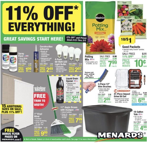 Menards Weekly Ad Sale Feb 23 Mar 5, 2023 WeeklyAds2