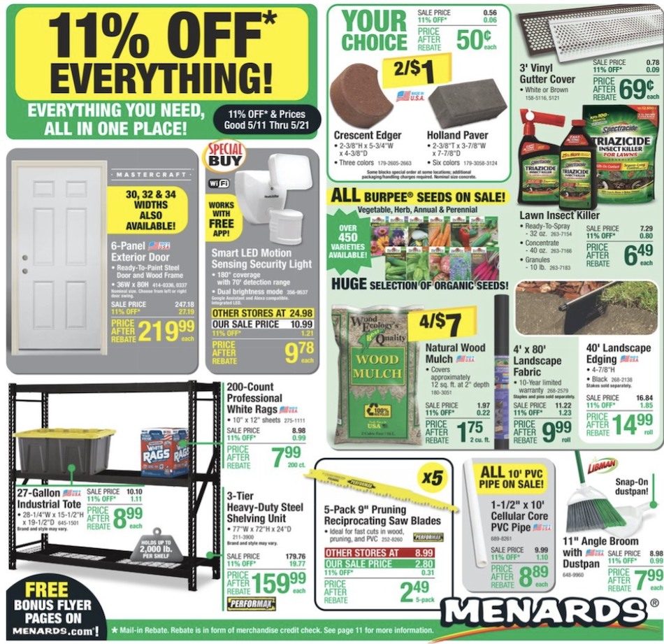 Menards Weekly Ad May 11 21, 2023 WeeklyAds2