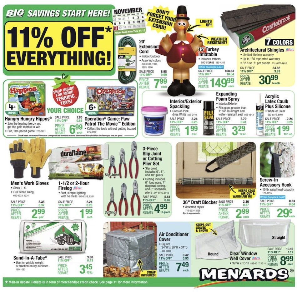 Menards Weekly Ad Nov 2 12, 2023 WeeklyAds2