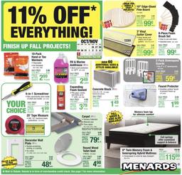 Menards Weekly Ad Oct 26 - Nov 5, 2023