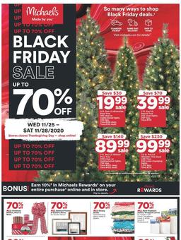 Michaels Black Friday Ad 2020