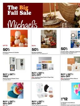 Michaels USA Weekly Ad September 6 - 12, 2026
