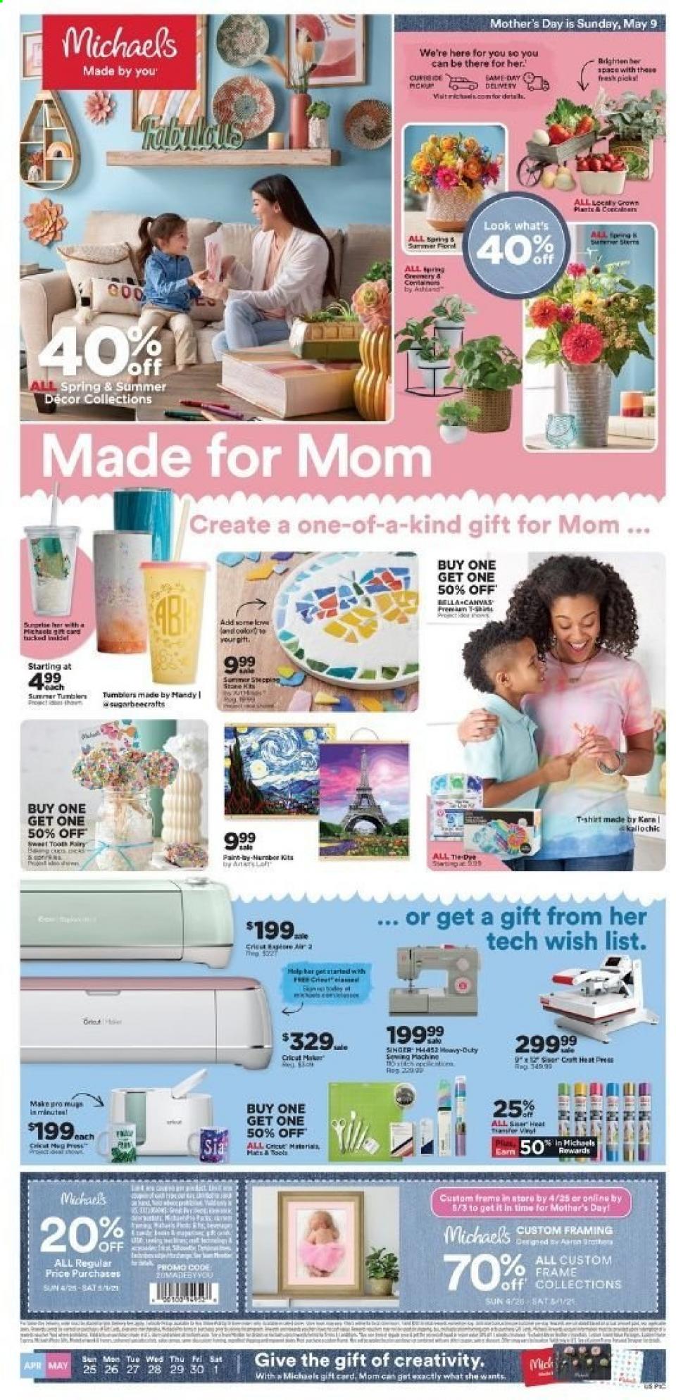 Michaels Weekly Ad Apr Apr 25 - May 1, 2021 | WeeklyAds2