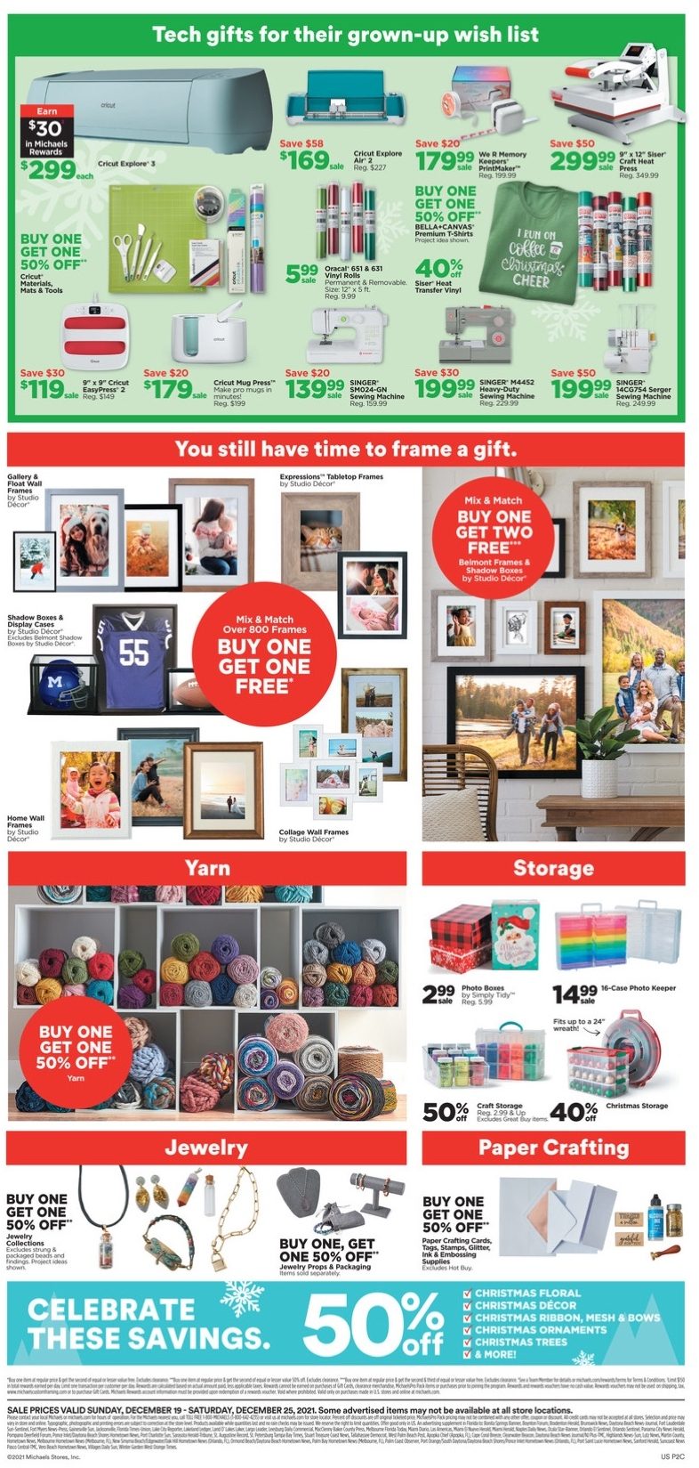 Michaels Weekly Ad Dec 19 25, 2021 WeeklyAds2