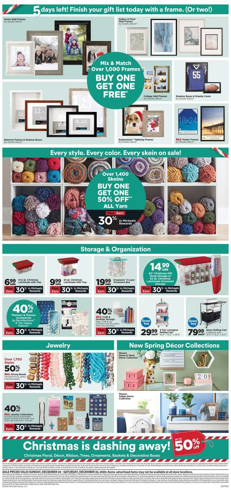 Michaels Weekly Ad Dec 20 26, 2020 WeeklyAds2