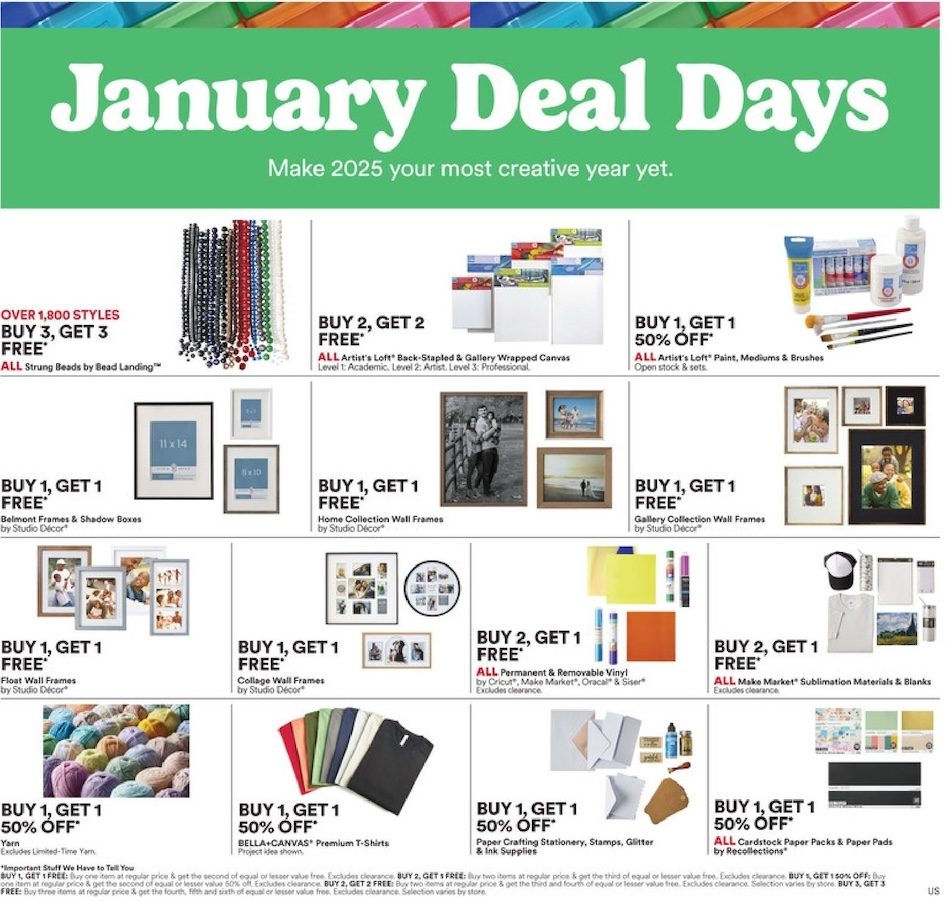 Michaels Weekly Ad Jan 19 - 25, 2025 | WeeklyAds2