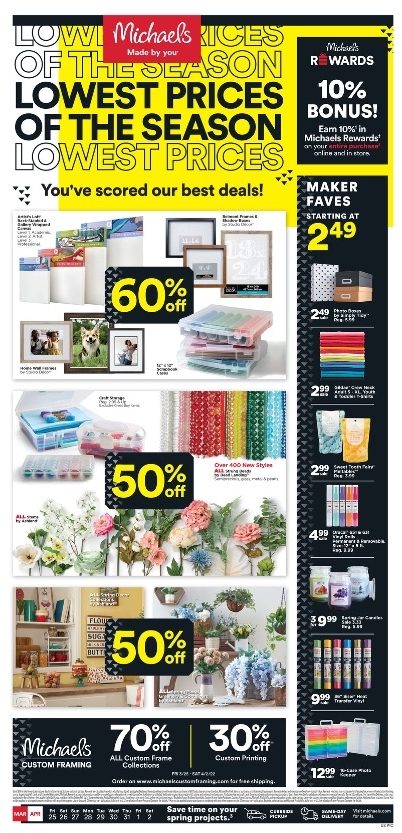 Michaels Weekly Ad Mar 25 - Apr 2, 2022 | WeeklyAds2