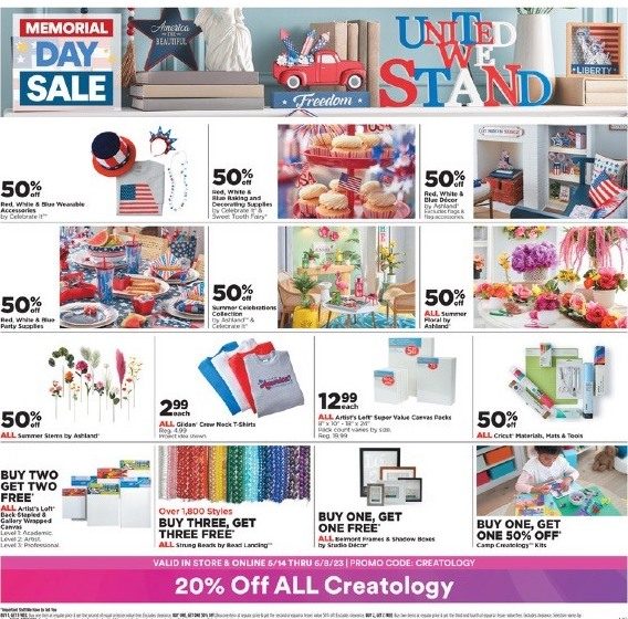 Michaels Weekly Ad Sale May 28 Jun 3, 2023 WeeklyAds2