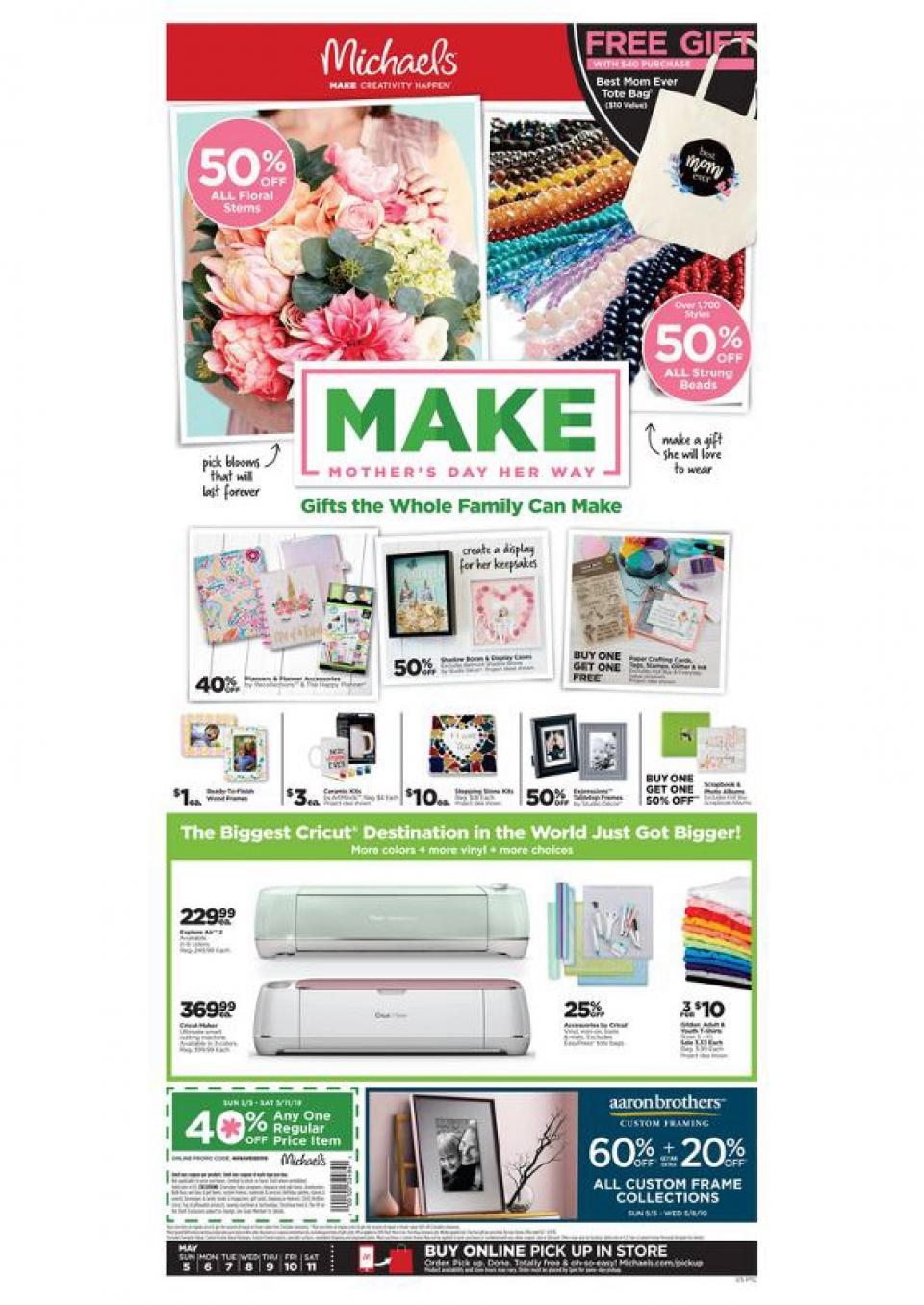 Michaels Weekly Ad May 5 - 11, 2019 | WeeklyAds2