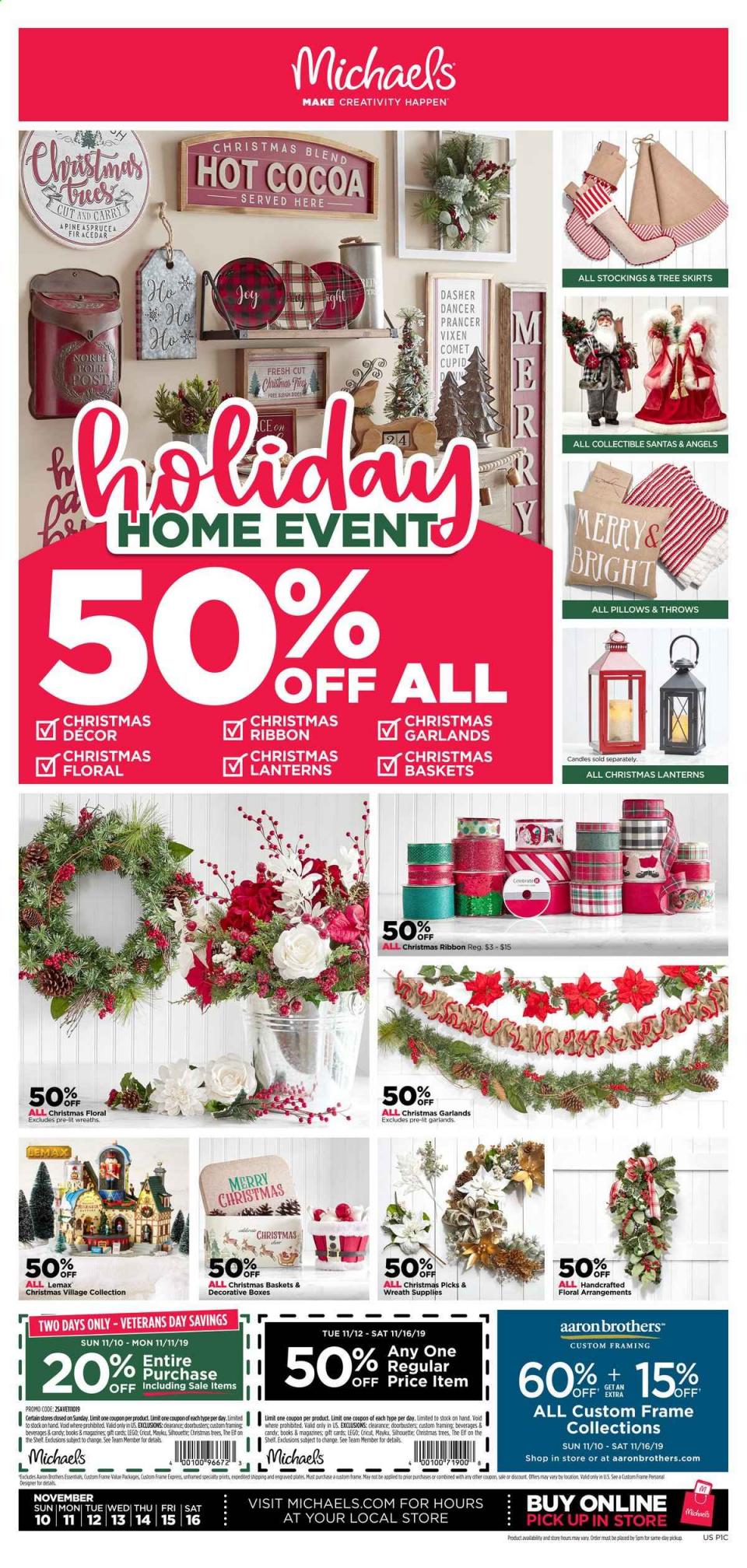 Michaels Weekly Ad Nov 10 16, 2019 WeeklyAds2