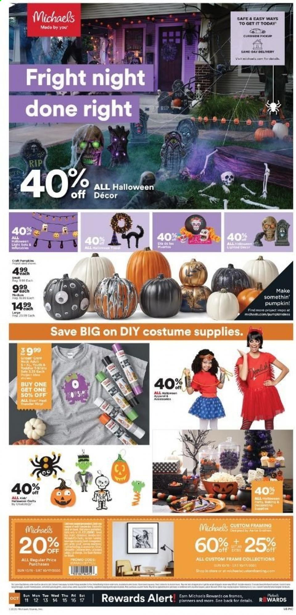 Michaels Weekly Ad Oct 11 - 17, 2020 | WeeklyAds2