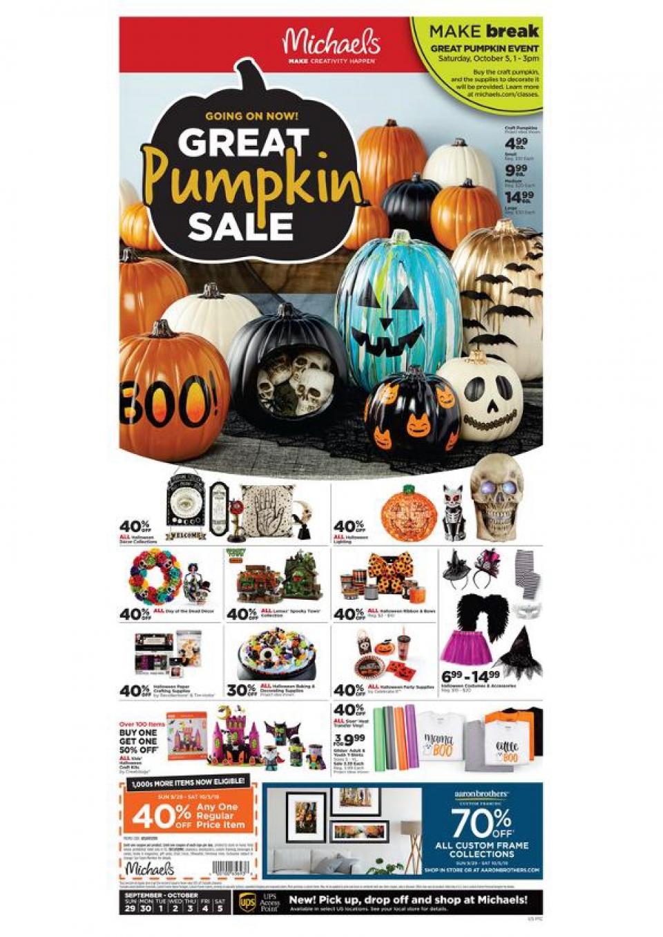 Michaels Weekly Ad Sep 29 - Oct 5, 2019 | WeeklyAds2