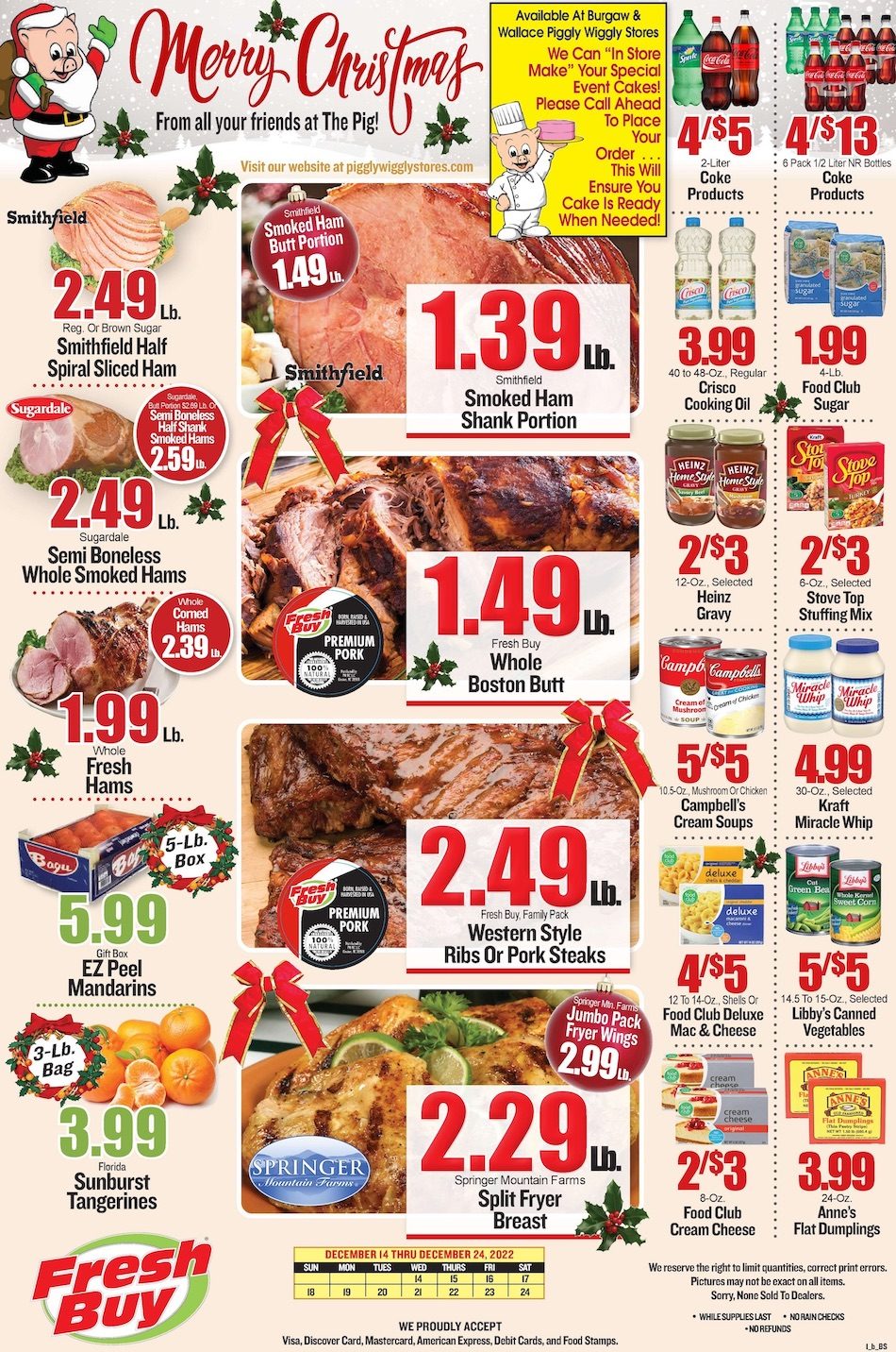 Piggly Wiggly Weekly Ad Holiday Dec 14 - 24, 2022 - WeeklyAds2