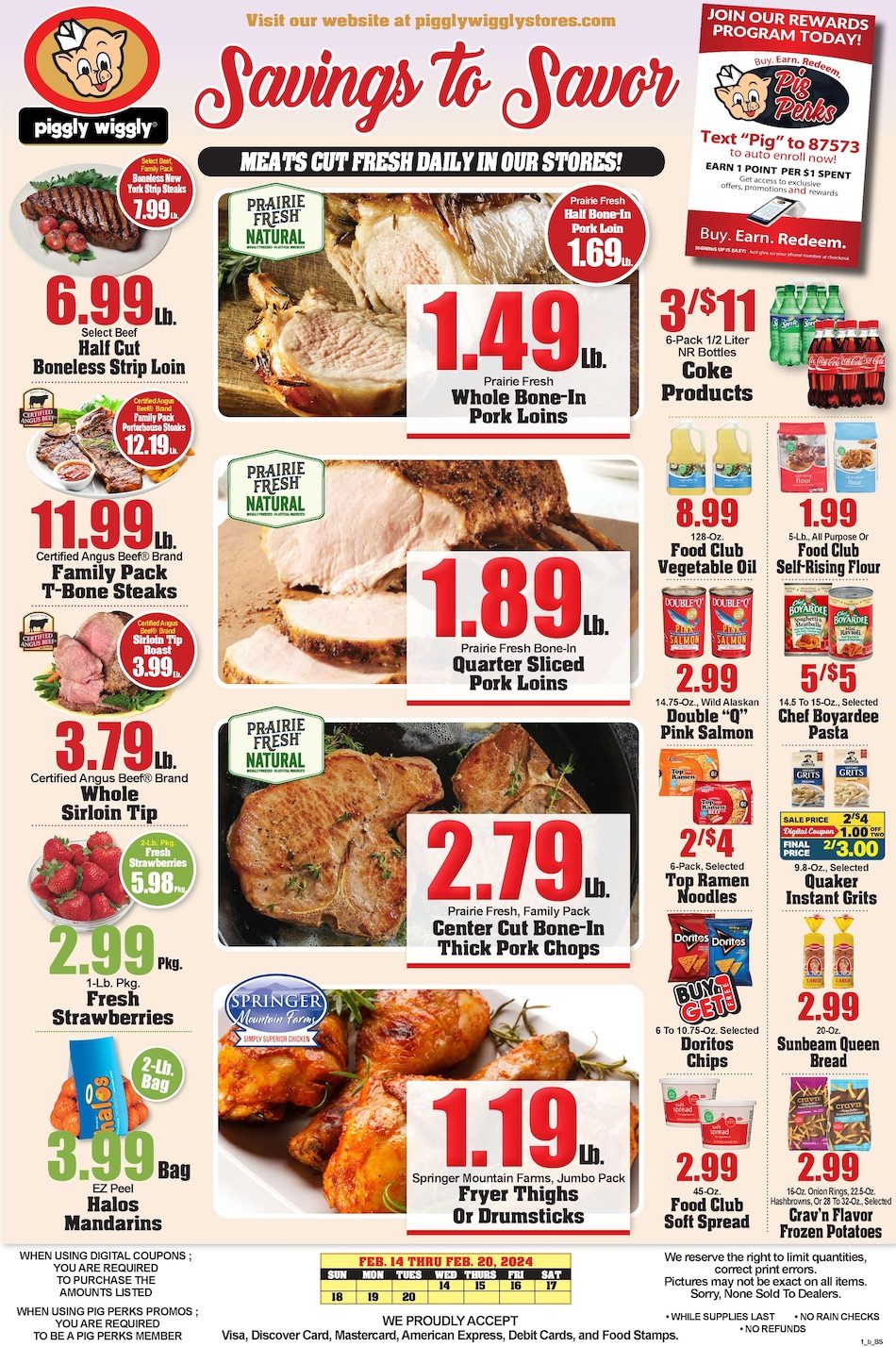 Piggly Wiggly Sale Feb 14 20, 2024 WeeklyAds2