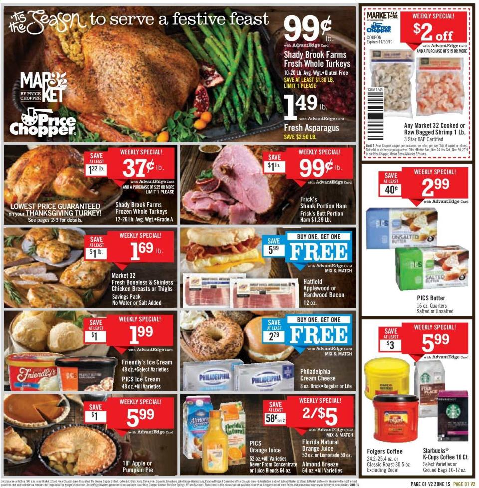 Price Chopper Ad Nov 24 - 30, 2019 - WeeklyAds2