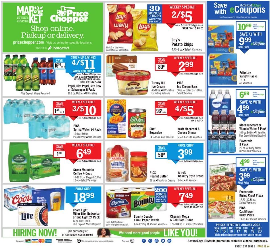 Price Chopper Weekly Ad Aug 14 - 20, 2022 - WeeklyAds2