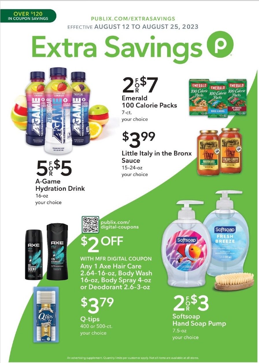 Publix Ad Extra Savings Aug 12 - 25, 2023 | WeeklyAds2