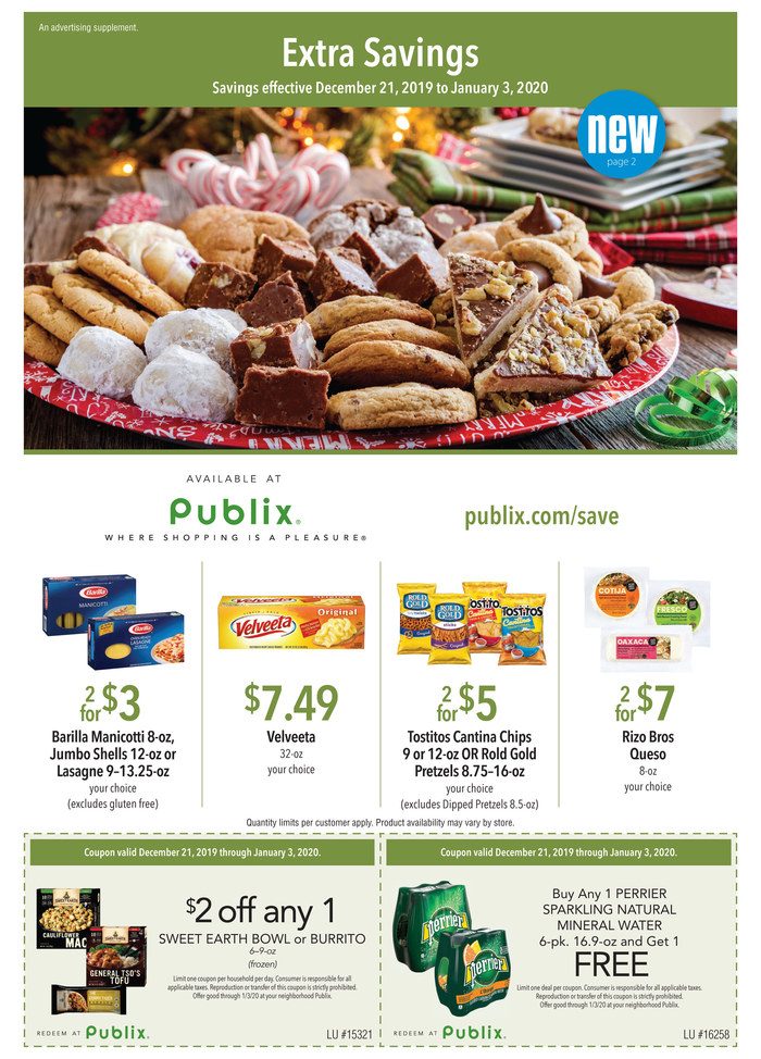 Publix Ad Extra Savings Dec 21 2019 WeeklyAds2