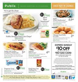 Publix Ad Nov 12 - Nov 18 2015