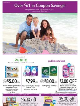 Publix Extra Savings Ad July 15 - 28 2017
