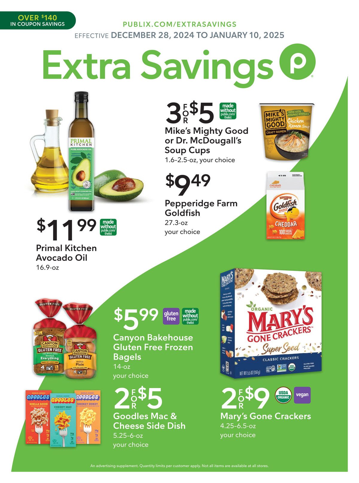 Publix Extra Savings December 28, 2024 - January 10, 2025 | WeeklyAds2