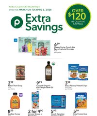 Publix Extra Savings March 21 - April 3, 2026