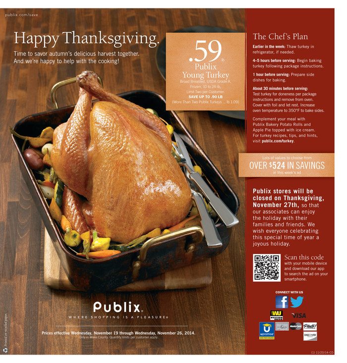 Publix Thanksgiving Products Weekly Ads WeeklyAds2