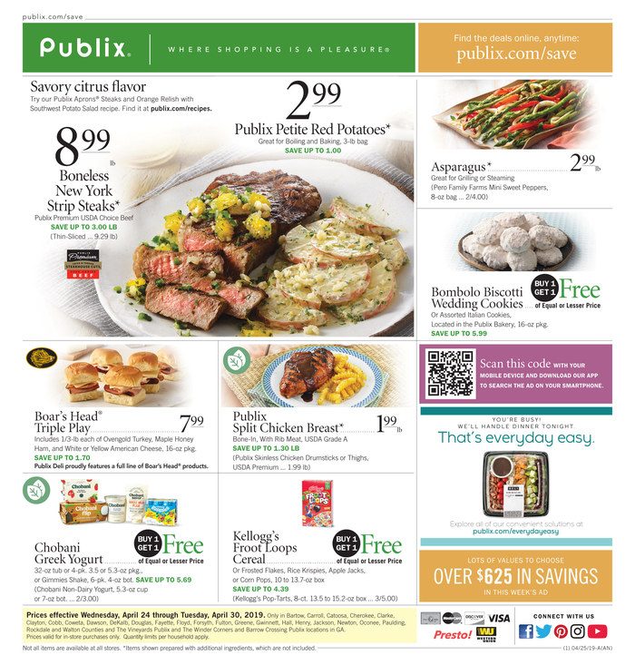 Publix Weekly Ad Apr 24 - 30, 2019 - Weeklyads2