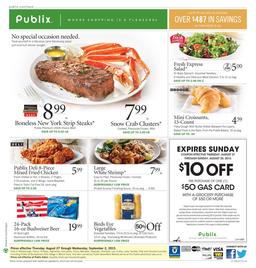 Publix Weekly Ad Aug 27 - Sep 1 2015