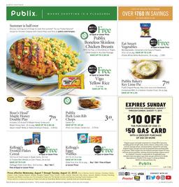 Publix Weekly Ad Aug 7–13, 2019