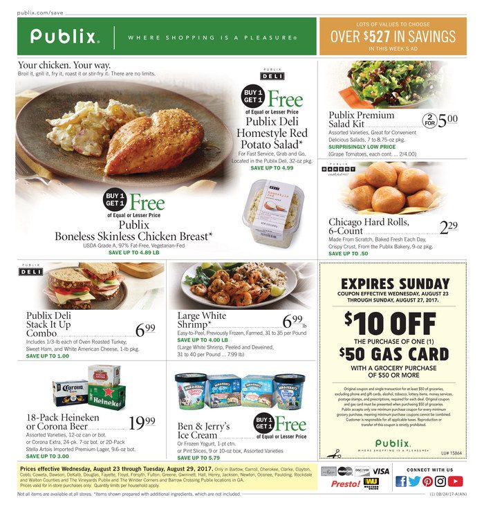 Publix Weekly Ad August 23 - 29 2017 - WeeklyAds2