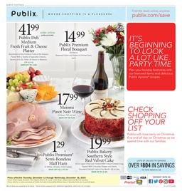 Publix Weekly Ad Dec 12 - 18, 2019