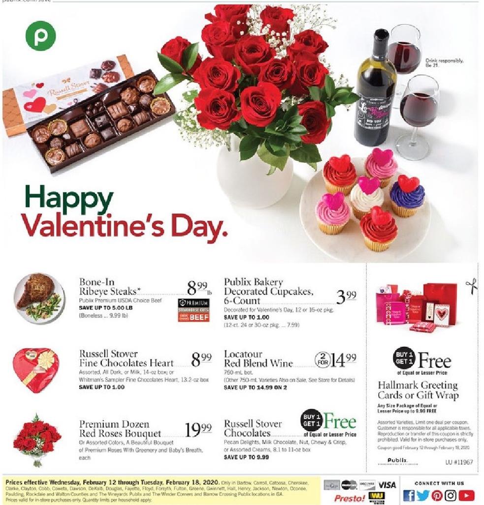 Publix Weekly Ad Feb 12 - 18, 2020 page 1
